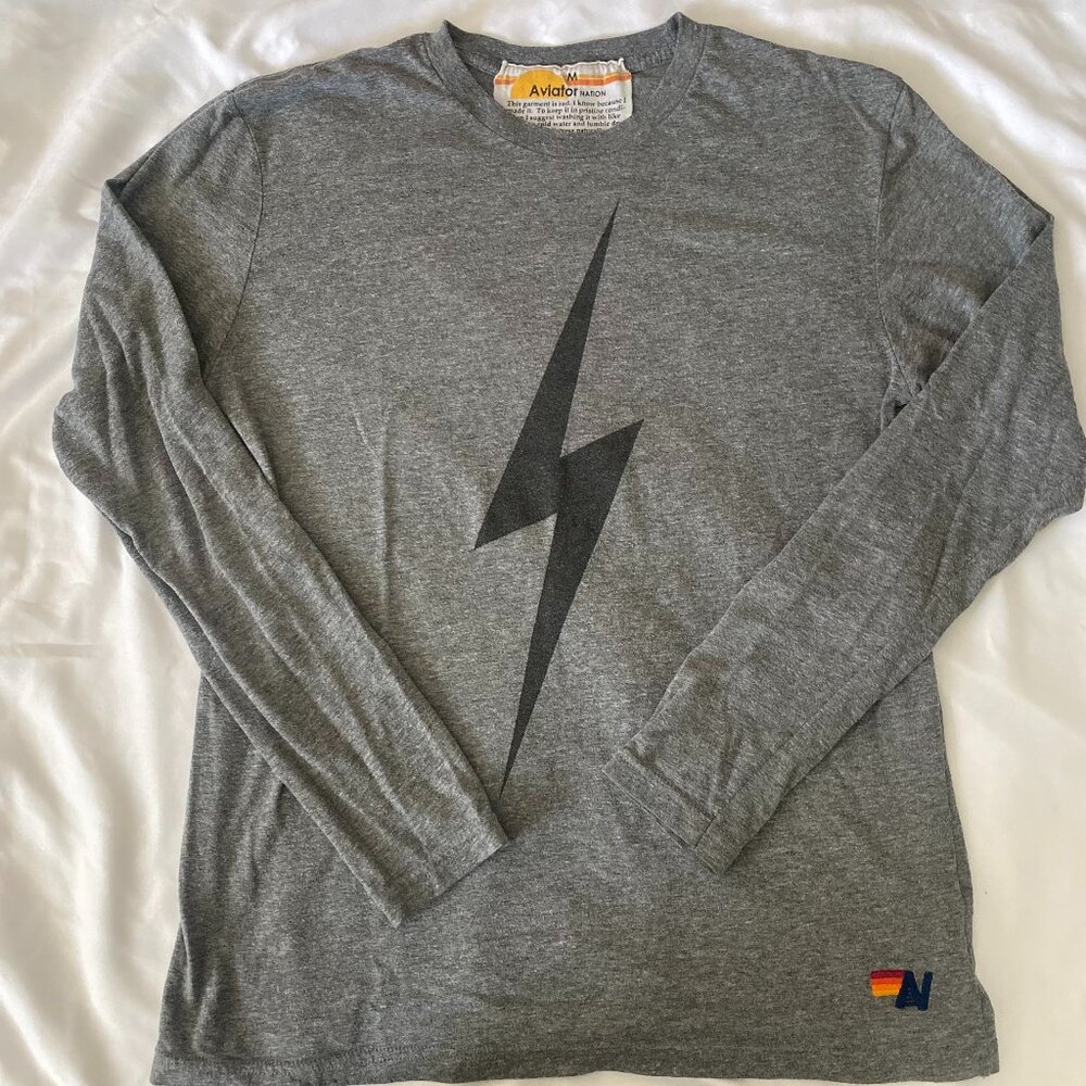 Aviator Nation Classic Bolt Design, Long Sleeve